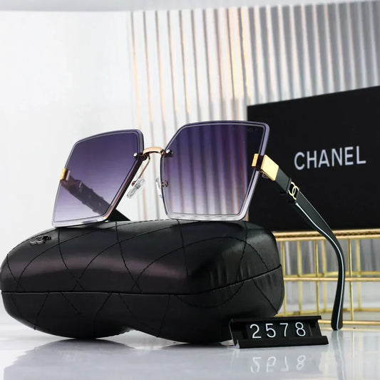 2025 Sunglasses Square frameless fashion sunglasses