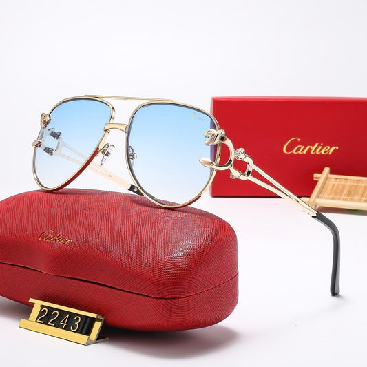 2025 Fashion oval sunglasses 2243