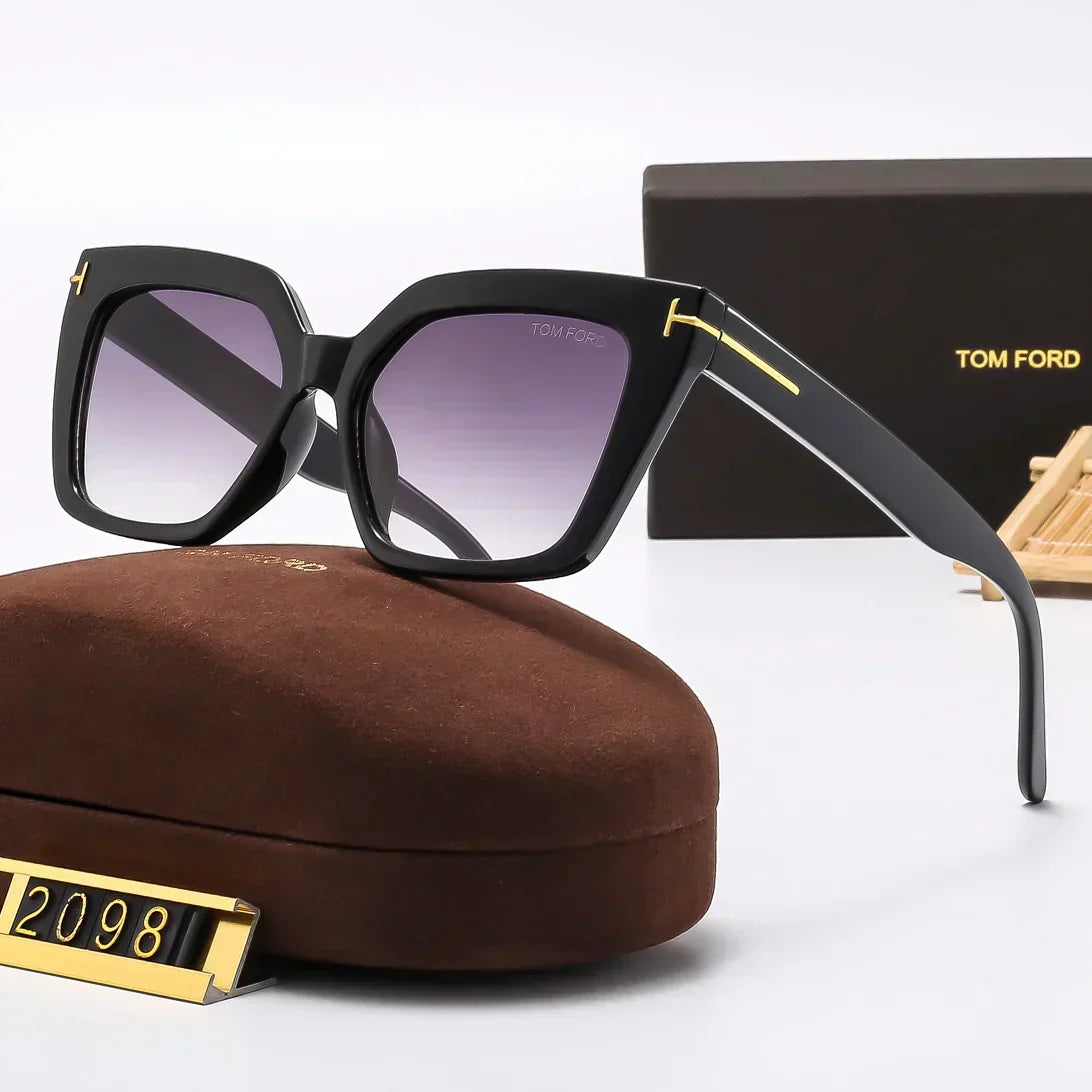 TOM FORD Square Round Sunglasses 2098