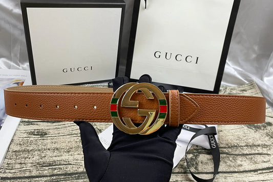 2025 4 Colors double three-layer lychee pattern double-sided belt