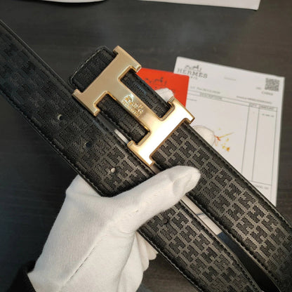 2025 2 Colors  printed leather belt