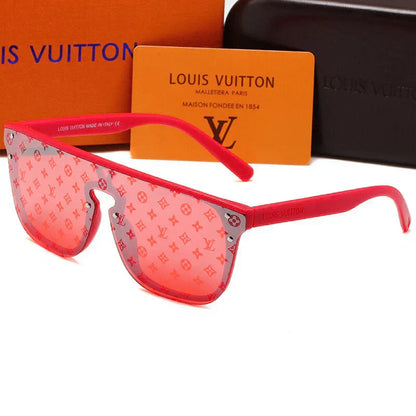 2025 One-piece lettering modern sunglasses