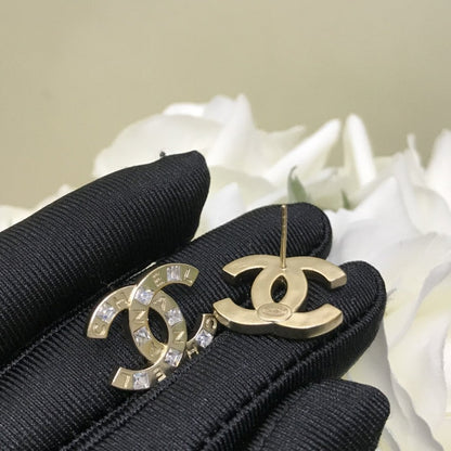 2025 Letter Swarovski Crystal Earrings