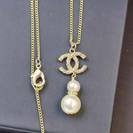 2025 High-end Luxury Double C Gourd Necklace