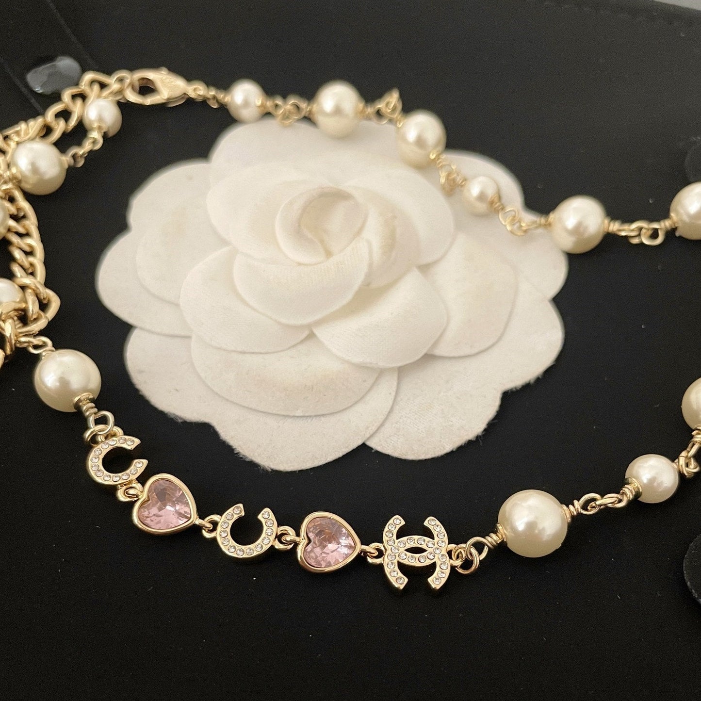 2025 heart-shaped pearl necklace