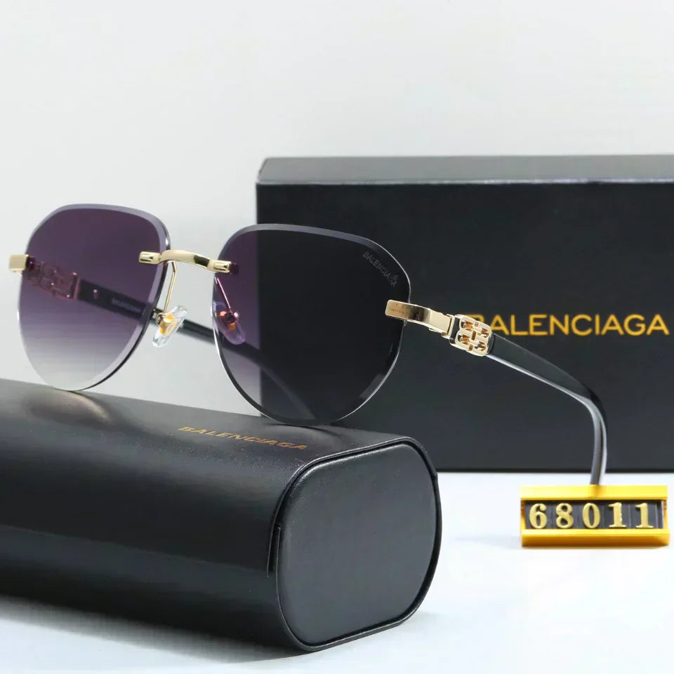 2025 New frameless 68011 sunglasses