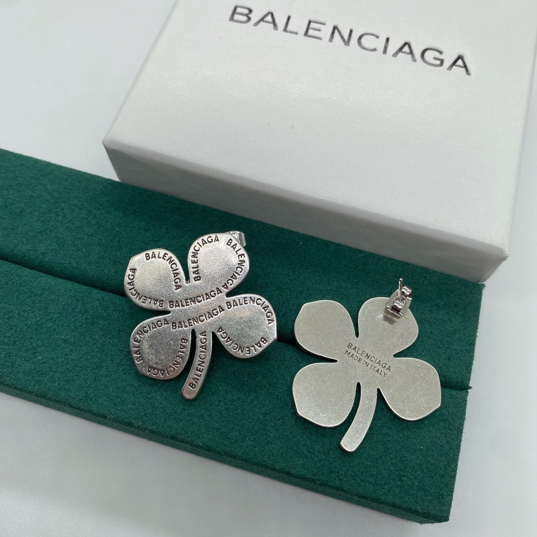 2025 Four-leaf Clover Letter Earrings