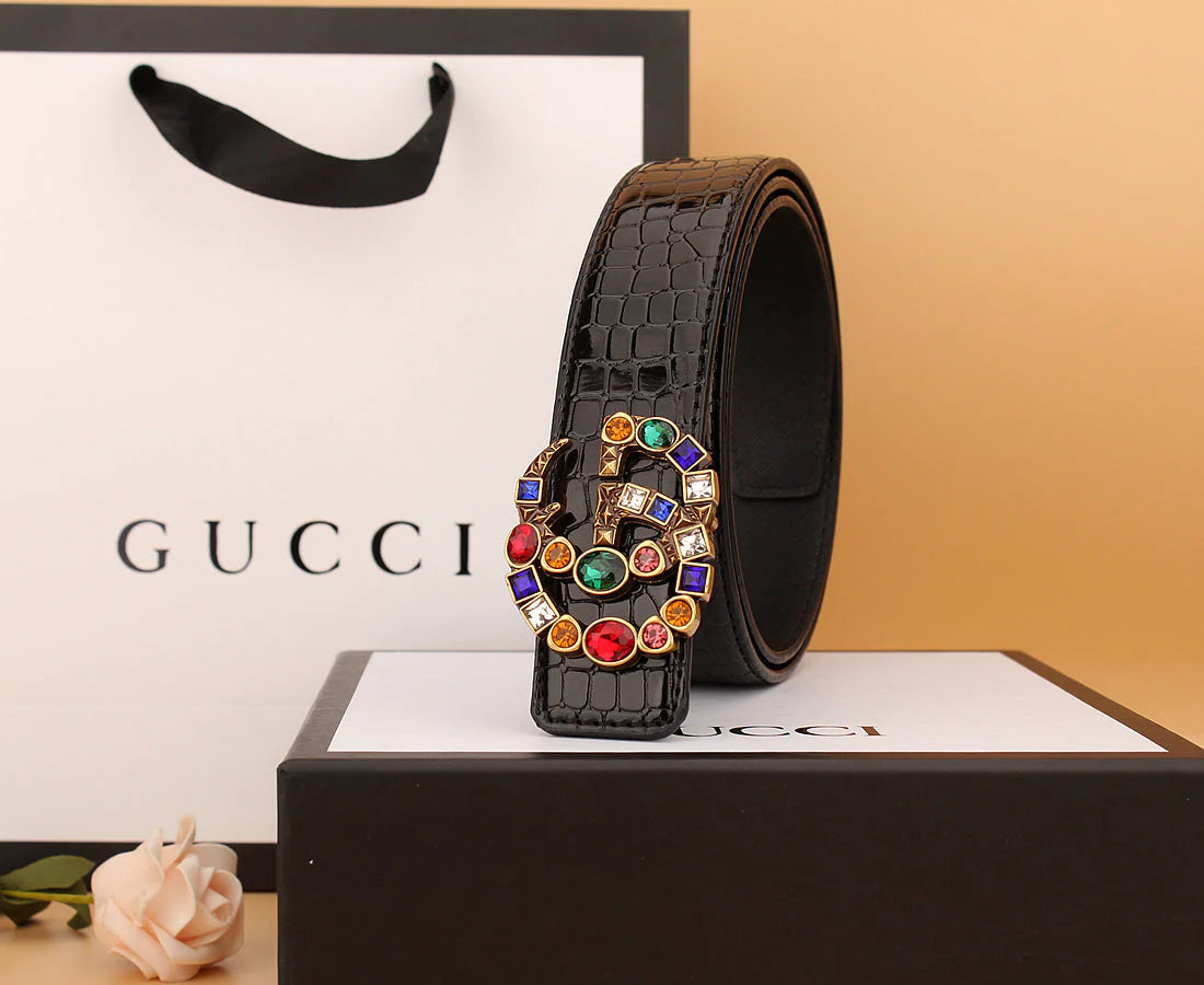 2025 2  double irregular colored diamond belts