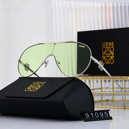 LOEWE Oval round frame sunglasses