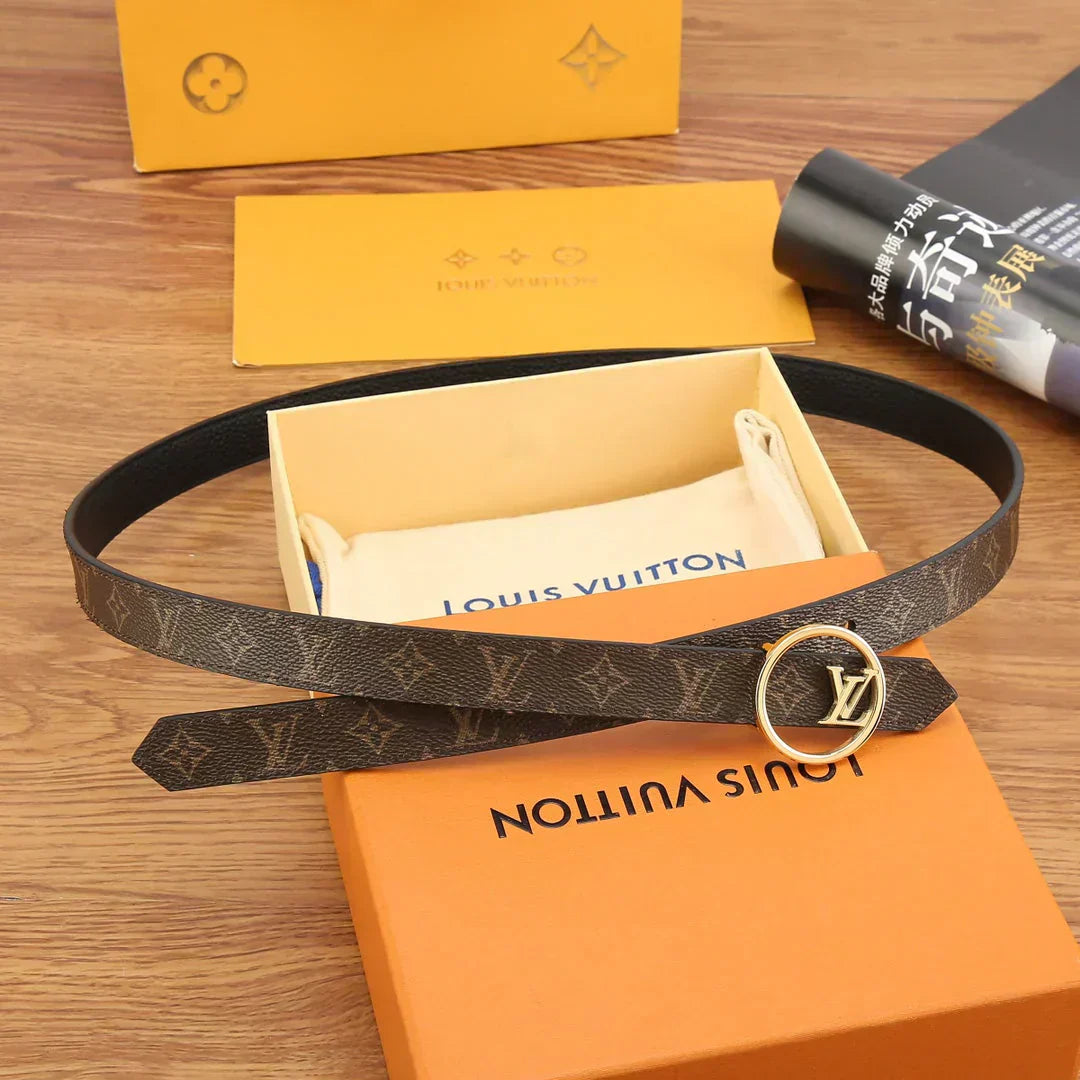 2025 Reversible Solid Calfskin Belt Width 2.0cm