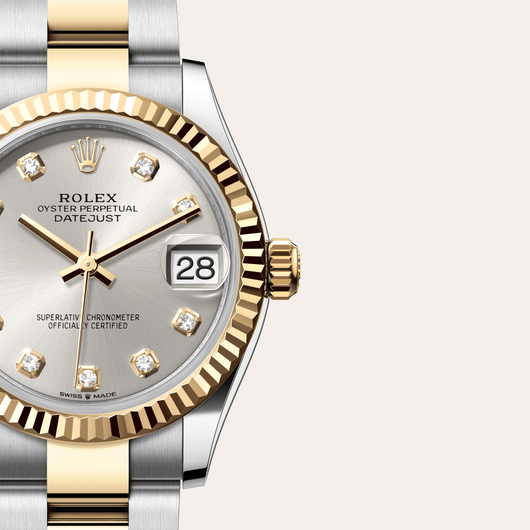 Datejust 31 Oyster, 31 mm, acier Oystersteel et or jaune watch