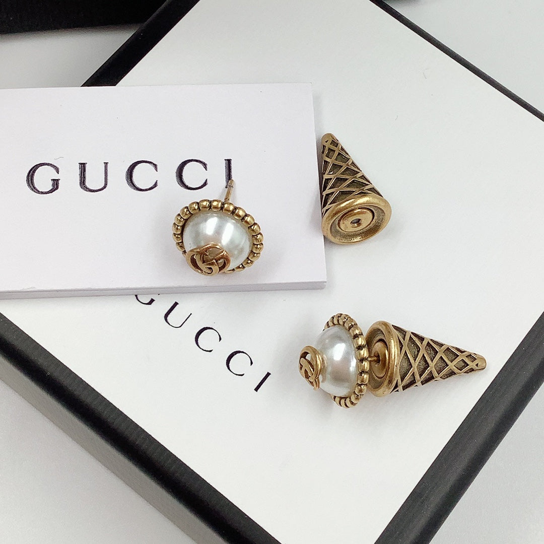 2025 Vintage Ice Cream Pearl Earrings