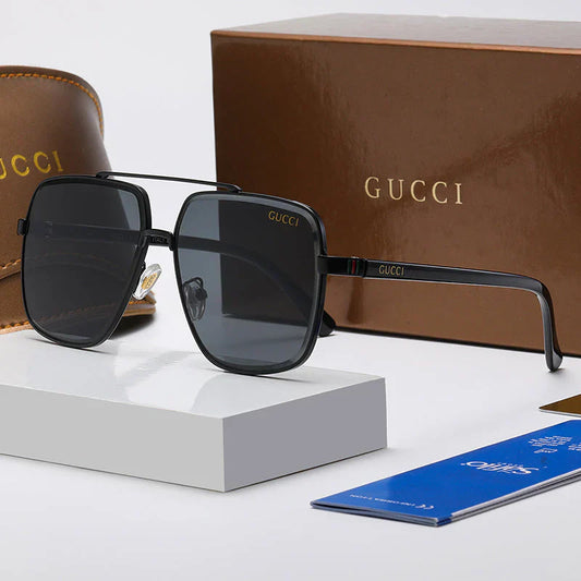 2025 Sunglasses  Large Frame Gradient Beam Square Sunglasses