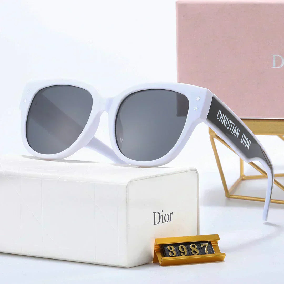 2025 Fashionable Semi-circular Color Matching Sunglasses 3987