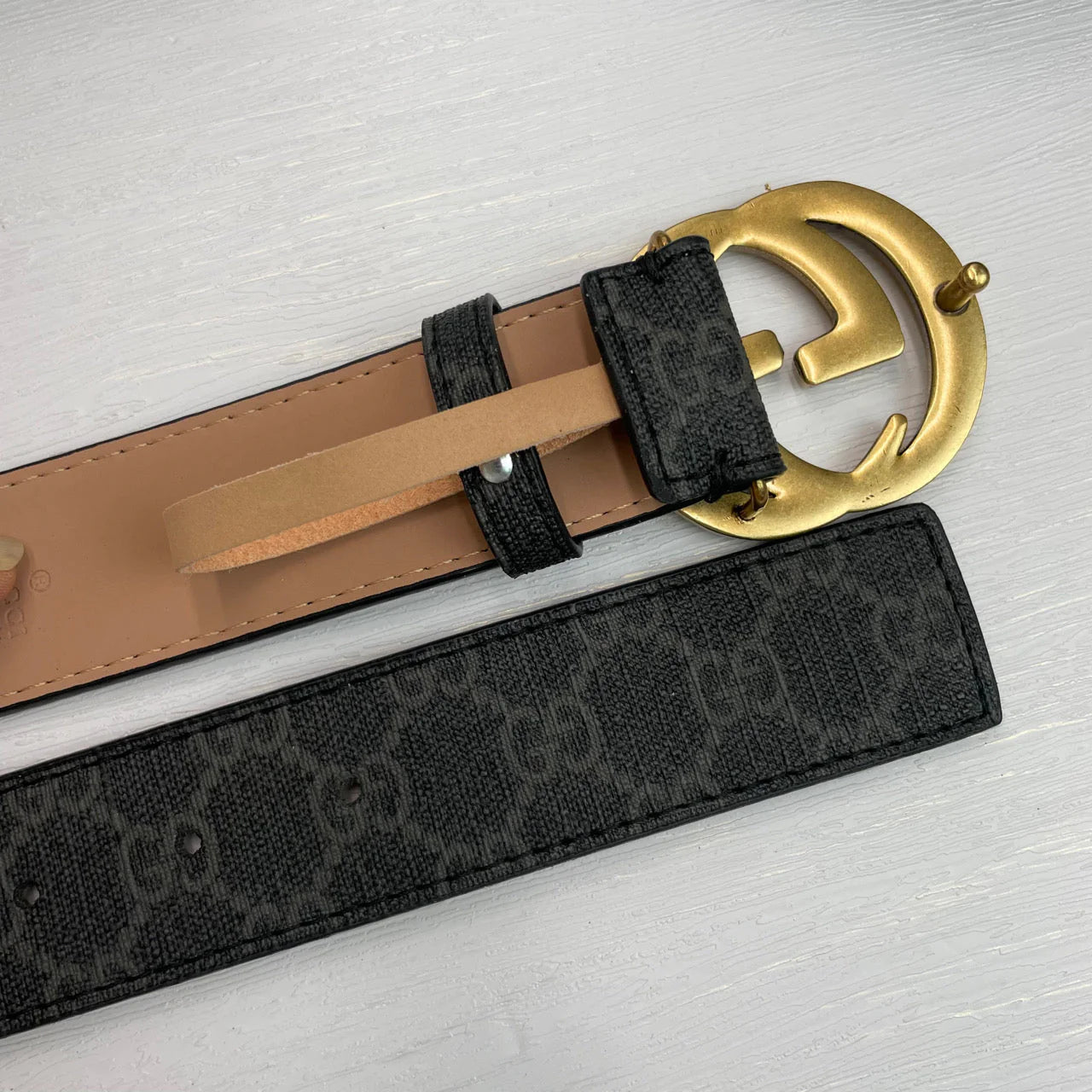 2025  4 Colors Classic double G pattern printed belt