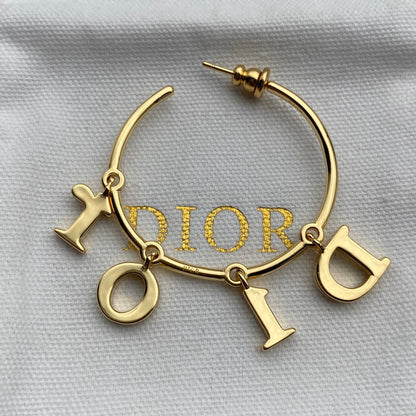 2025 Alphabet Drop Large Earrings