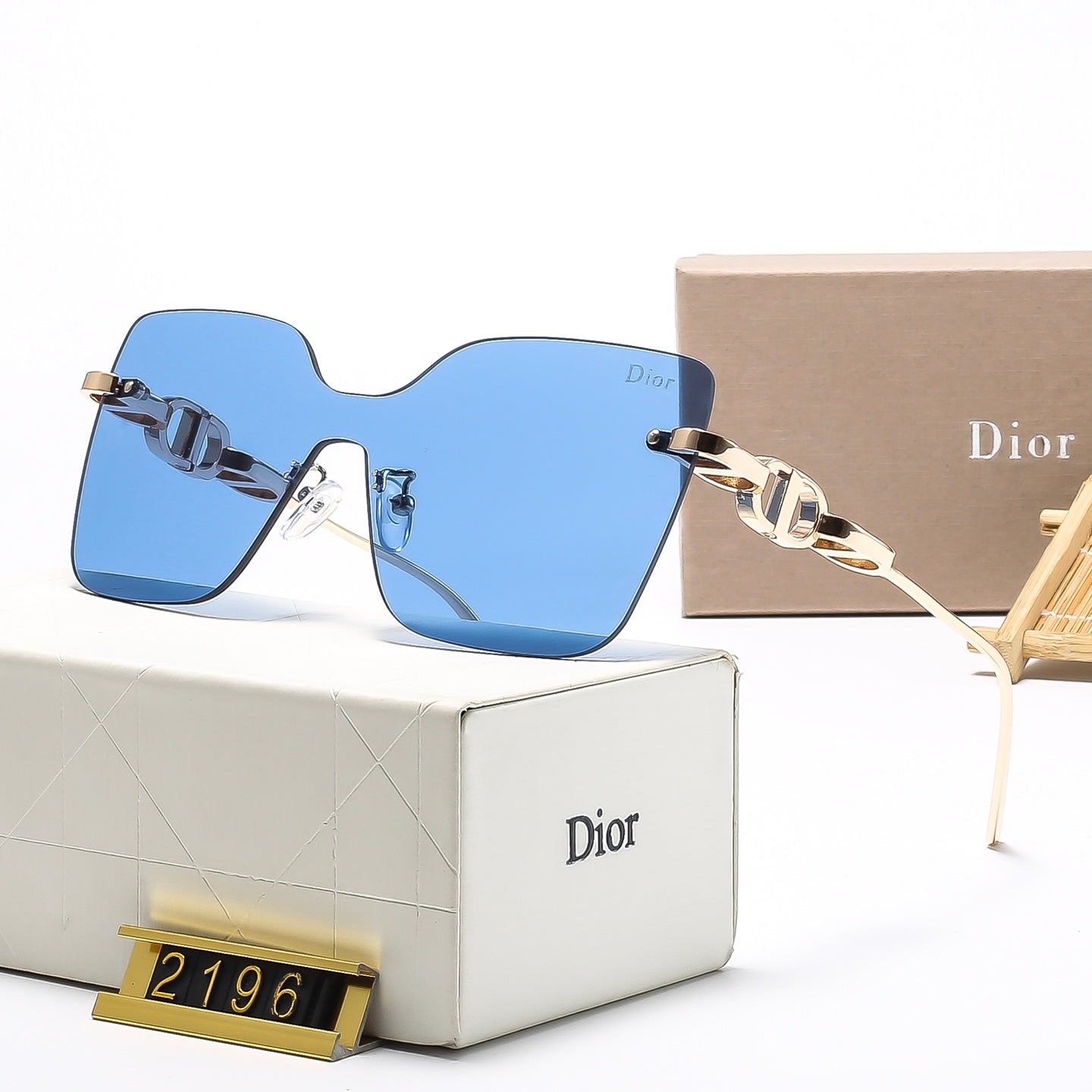 2025 Frameless unique design sunglasses 2196