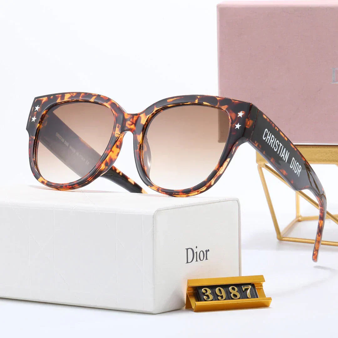 2025 Fashionable Semi-circular Color Matching Sunglasses 3987