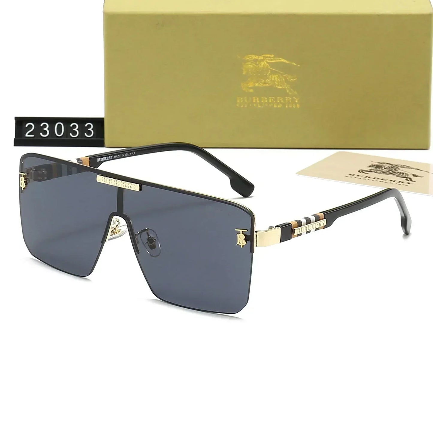 2025 One-Piece Checkered HD Sunglasses 23033