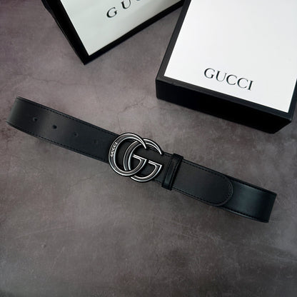 2025 2 Colors  printed letter leather belt