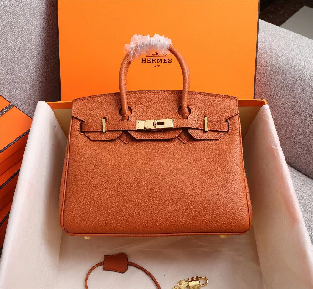 2025 Bag Birkin Handbag With Double Handles H1