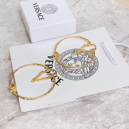 2025 Oversized Golden Hoop Earrings