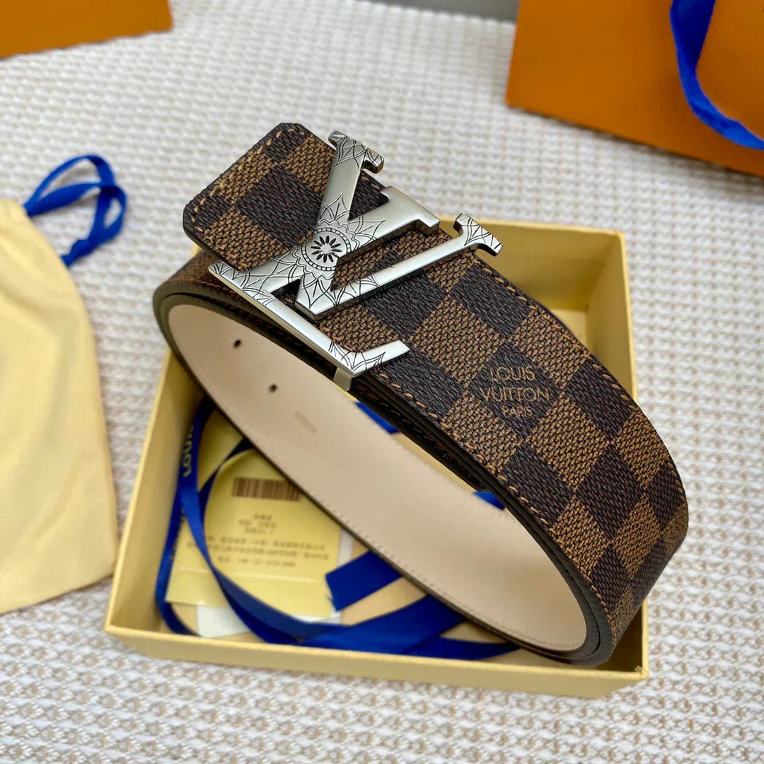 2025 Double-faced calfskin belt width 4.0