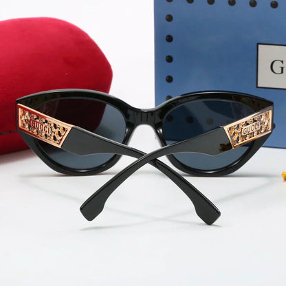 2025 Small frame triangular cat-eye sunglasses