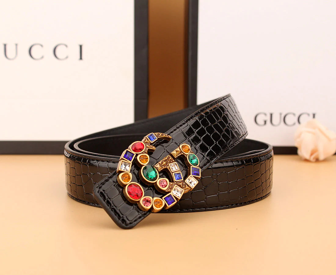 2025 2  double irregular colored diamond belts