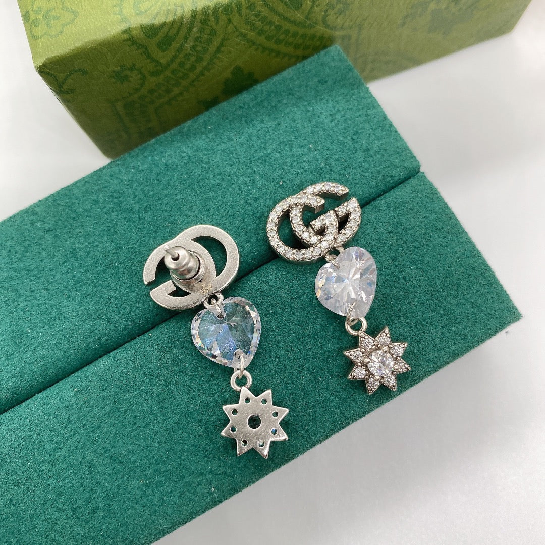 2025 Flower and Double earrings