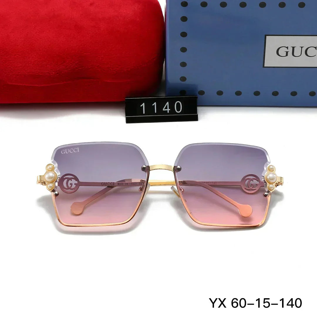2025 Minimalist rimless sunglasses