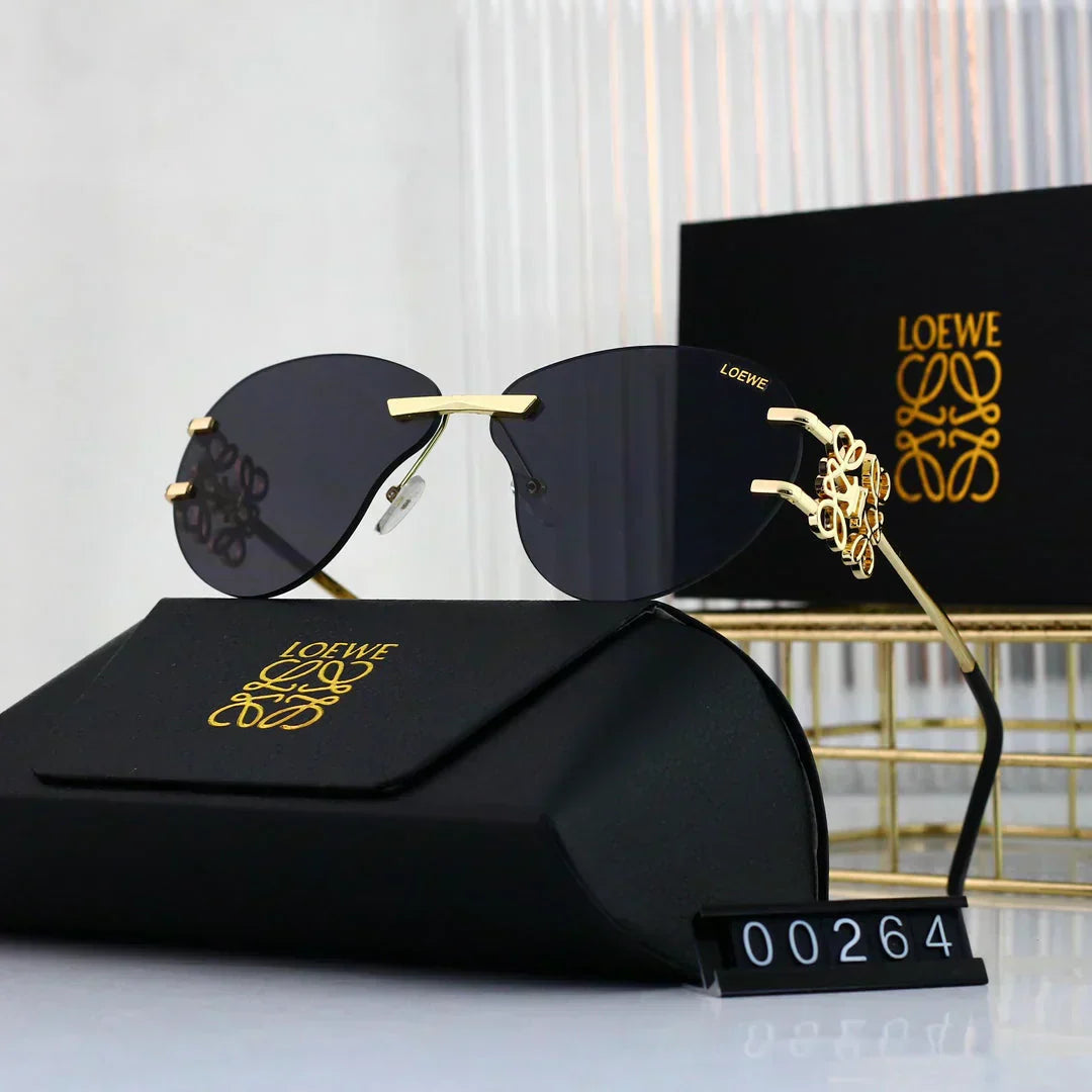 LOEWE Metal temple gradient sunglasses 00264
