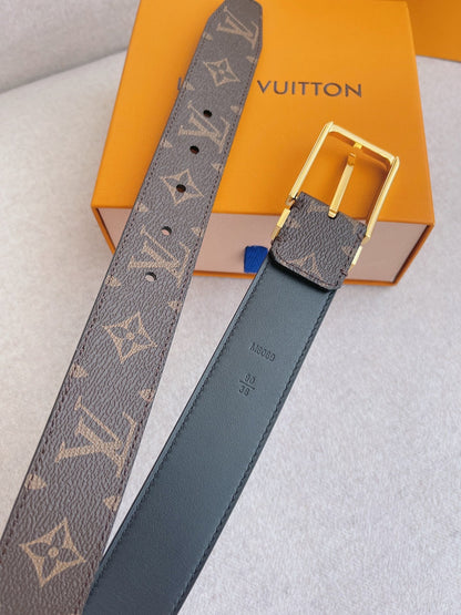 2025 Classic casual buckle belt