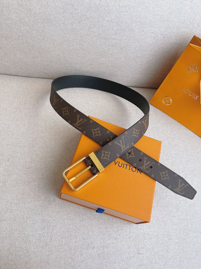 2025 Classic casual buckle belt