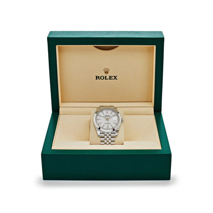 2025 Watch Datejust 126300 Stainless Steel White Dial Jubilee