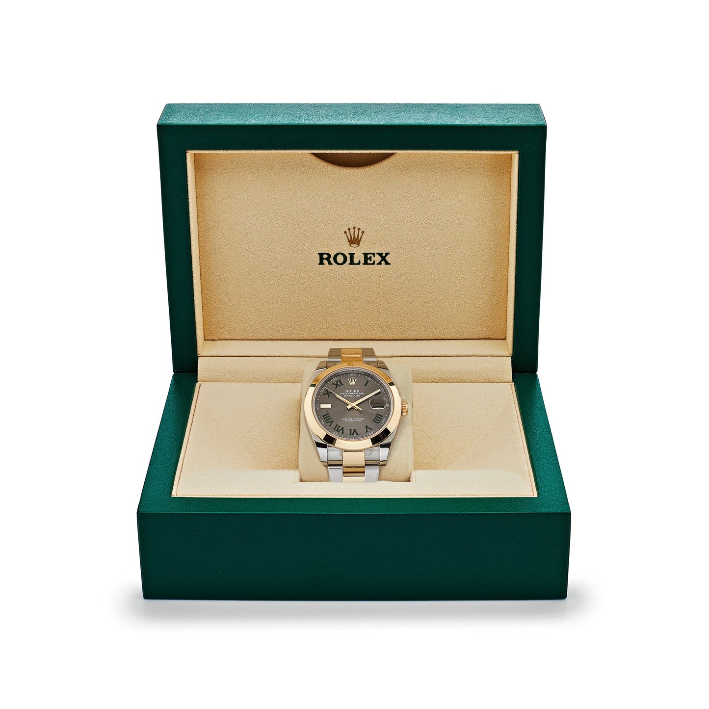 2025 Watch Datejust 126303 'Wimbledon' Yellow Gold Stainless Steel Slate Dial (2020)