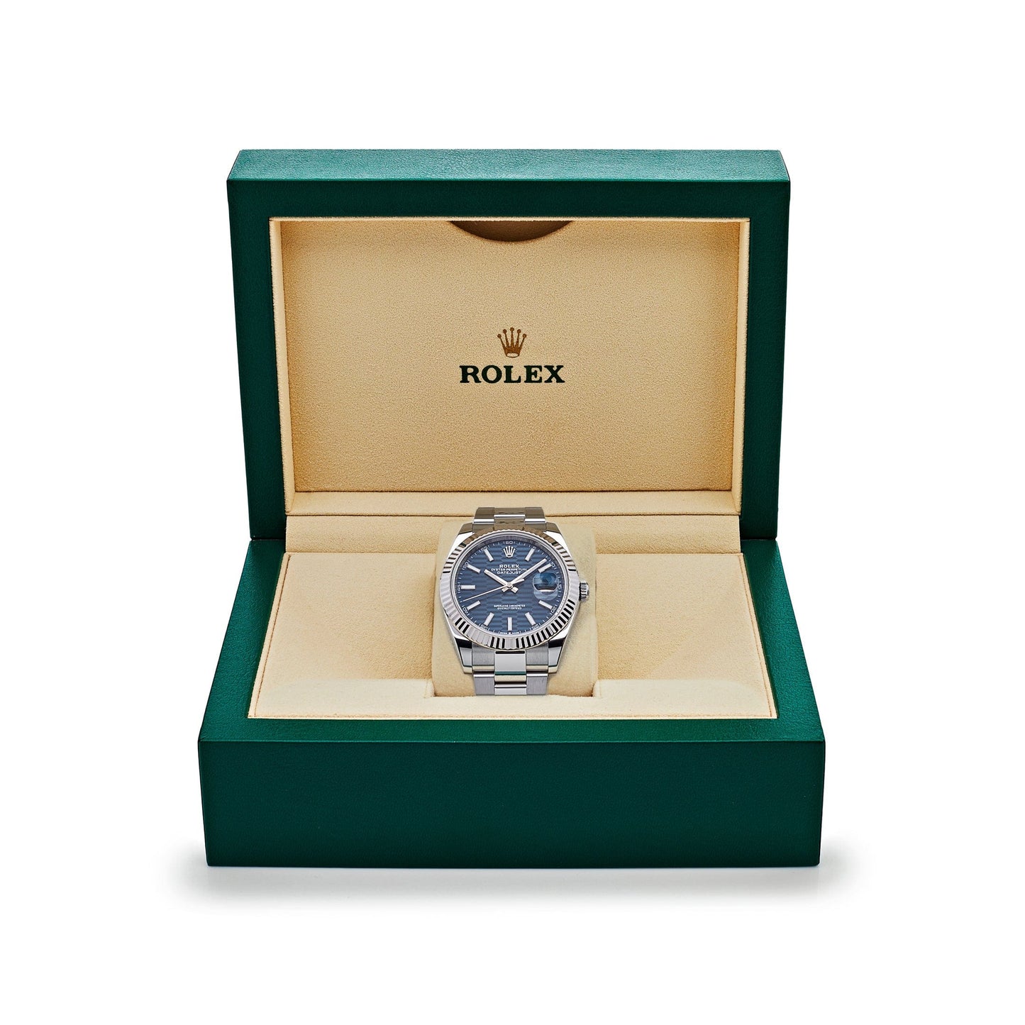2025 Watch Datejust 126334 Stainless Steel Fluted Motif Blue Dial Oyster (2023)