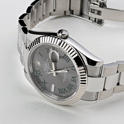 2025 Watch Datejust 126334 'Wimbledon' Stainless Steel Slate Dial Oyster (2024)