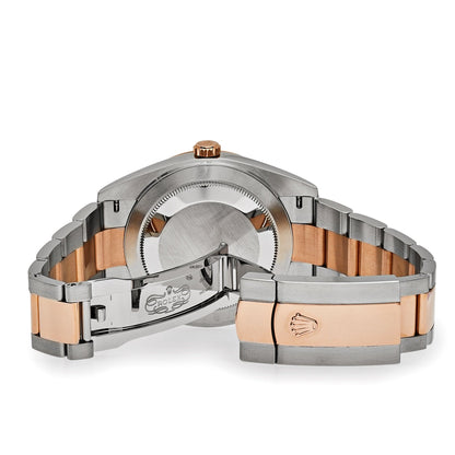 2025 Watch Datejust 126331 'Wimbledon' Rose Gold Stainless Steel