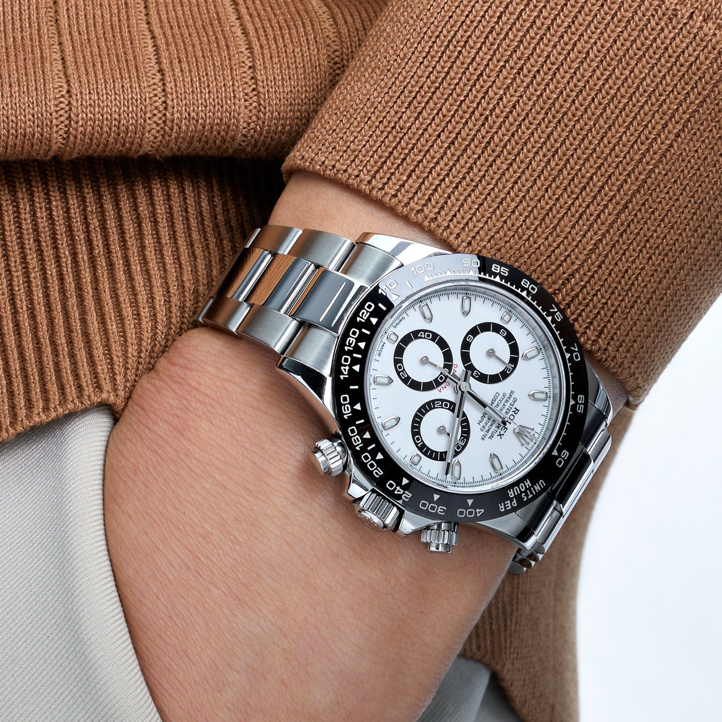 2025 Watch Daytona 116500LN Stainless Steel White Panda Dial (2022)
