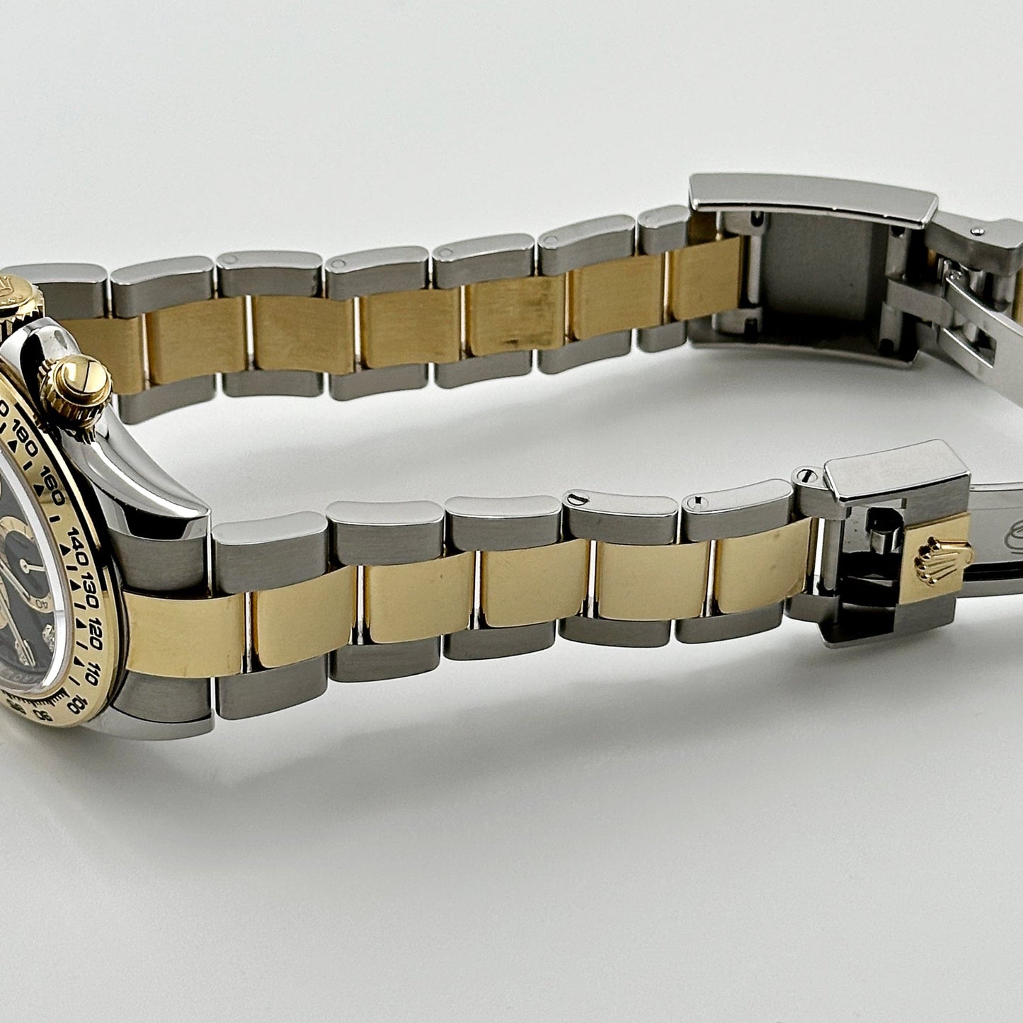 2025 Watch Daytona 116503 Yellow Gold Stainless Steel Black Diamond Dial (2022)