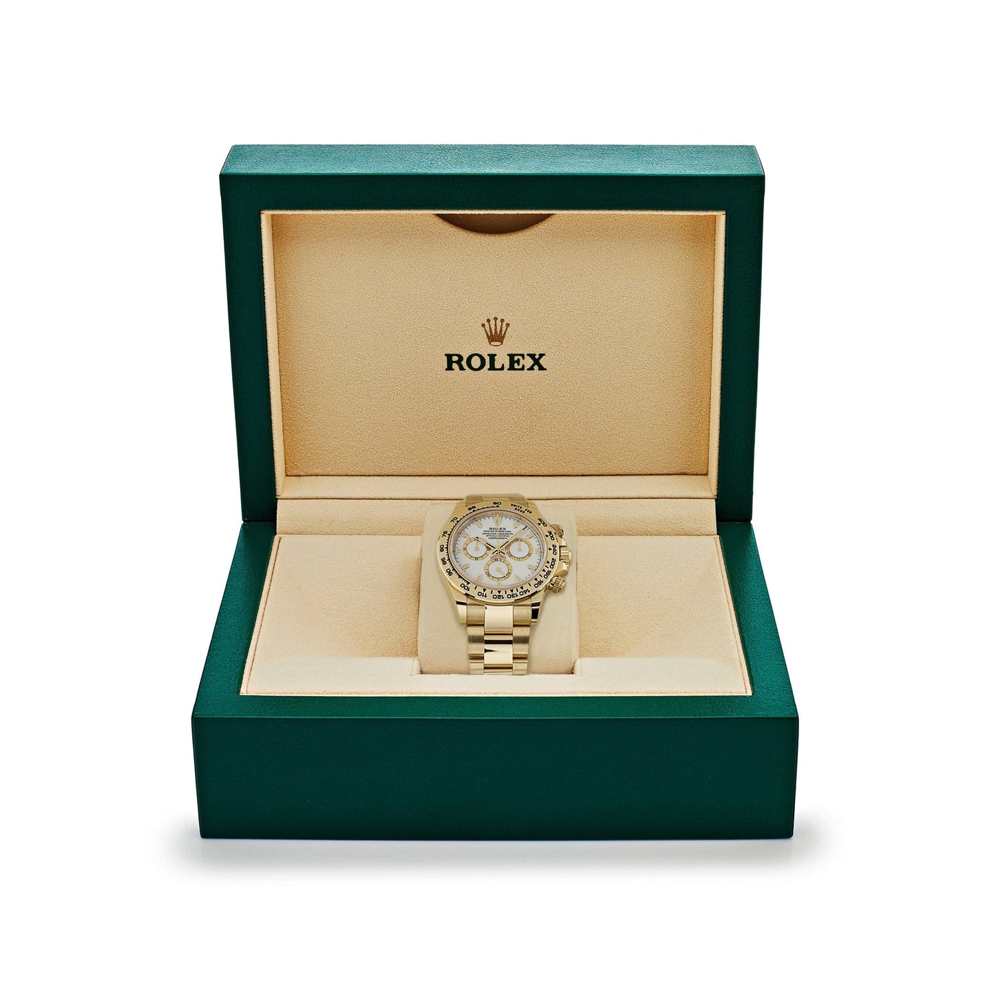 2025 Watch Daytona 116508 Yellow Gold White Dial (2021)