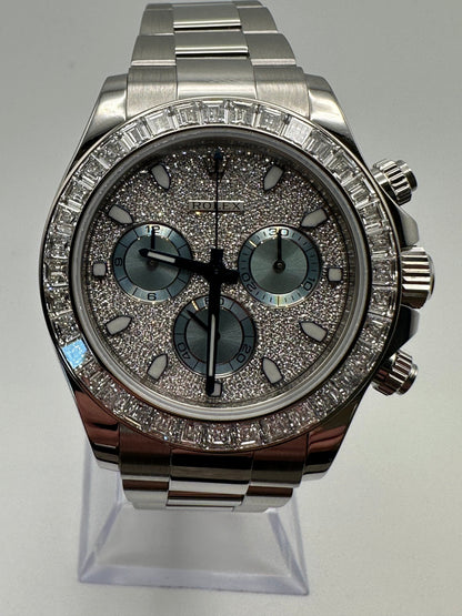 2025 Watch Daytona 116576TBR Platinum Pave Diamond Dial (2020)