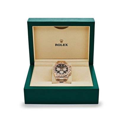 2025 Watch Daytona Cosmograph 126505 Rose Gold Black Diamond Dial (2023)