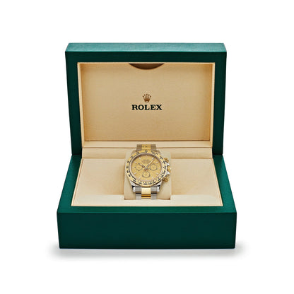 2025 Watch Daytona 116503 Two-Tone Yellow Gold Stainless Steel Champagne Dial