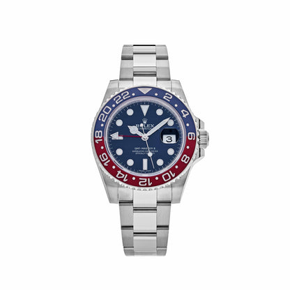 2025 Watch GMT-Master II 116719BLRO Pepsi White Gold Blue Dial Oyster