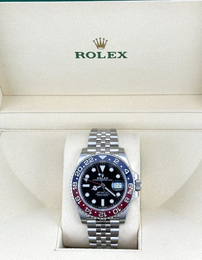 2025 Watch GMT-Master II 126710BLRO 'Pepsi' Stainless Steel Black Dial Jubilee (2019)