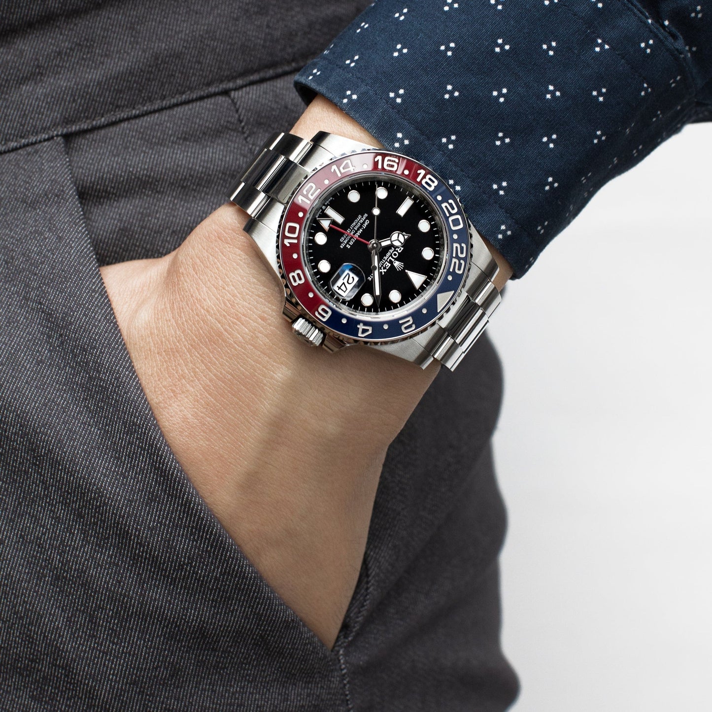 2025 Watch GMT-Master II 126710BLRO 'Pepsi' Stainless Steel Black Dial Oyster (2022)