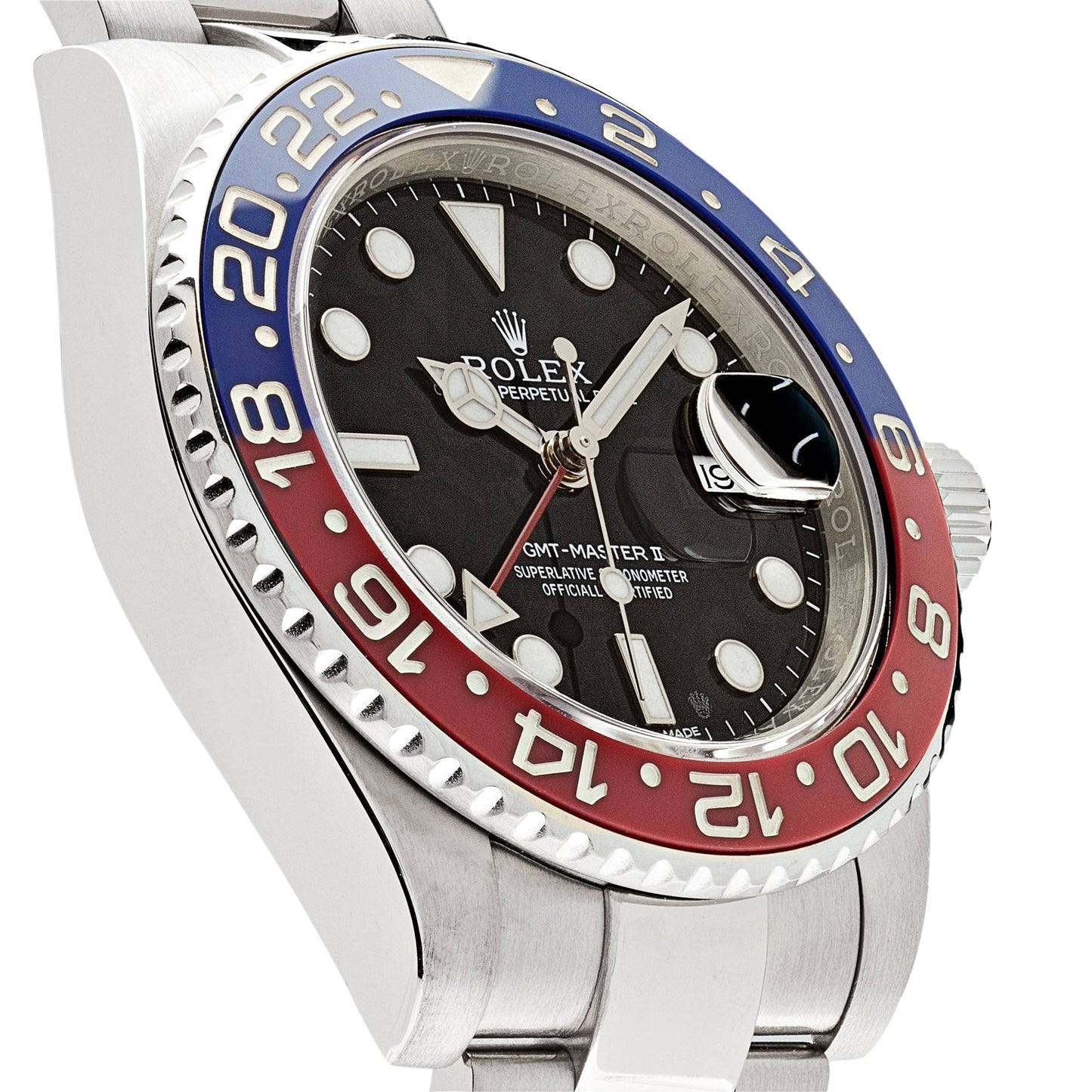 2025 Watch GMT-Master II 116719BLRO 'Pepsi' White Gold Black Dial (2017)