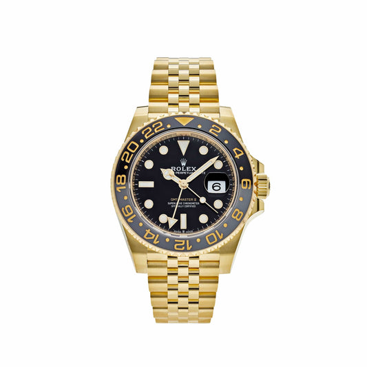 2025 Watch GMT-Master II 126718GRNR Yellow Gold Black Dial Jubilee (2024)